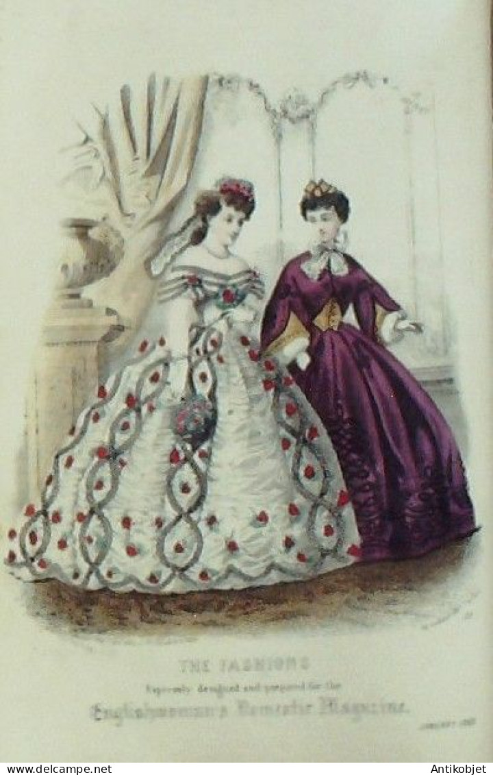English Woman's Mode De 22 Gravures 1863 - Mode