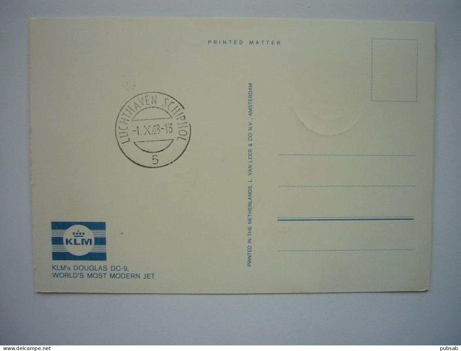 Avion / Airplane / KLM/ Douglas DC-9 / Airline Issue / Carte Maximum - 1946-....: Moderne