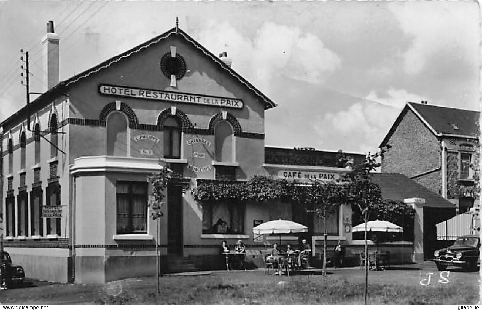 62 - BAPAUME - Hotel Restaurant  De La Paix - Bapaume