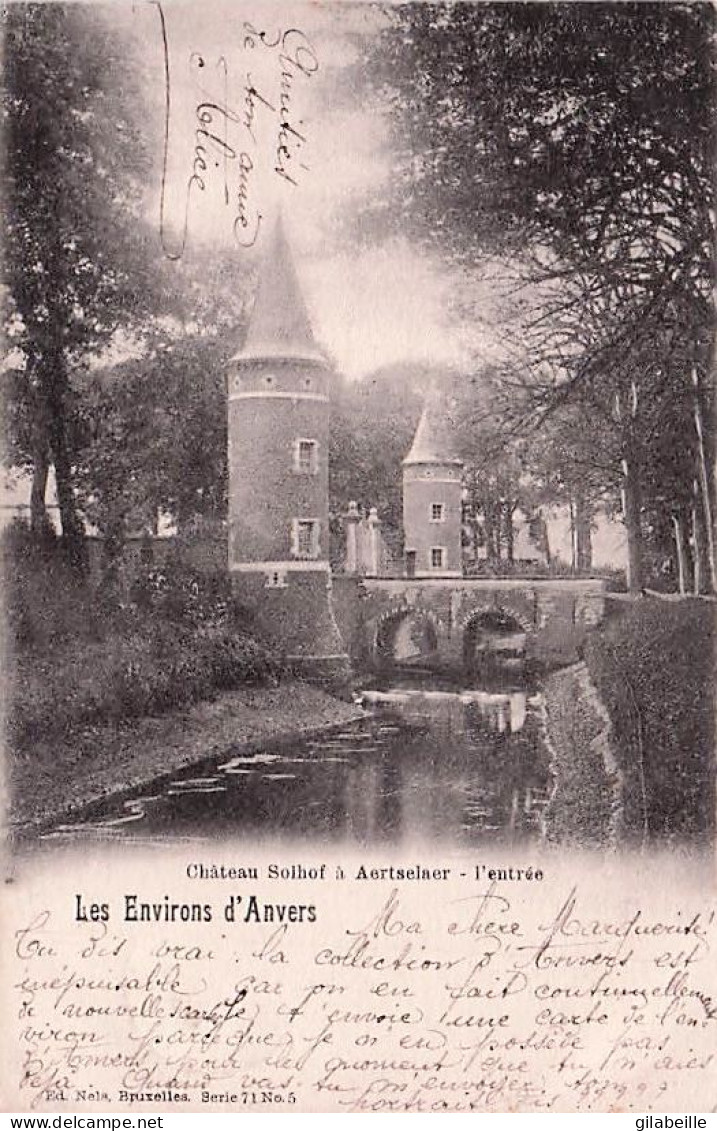 Les Environs D'Anvers -  Château Solhof à Aertselaer -  L'entrée - 1901 - Aartselaar