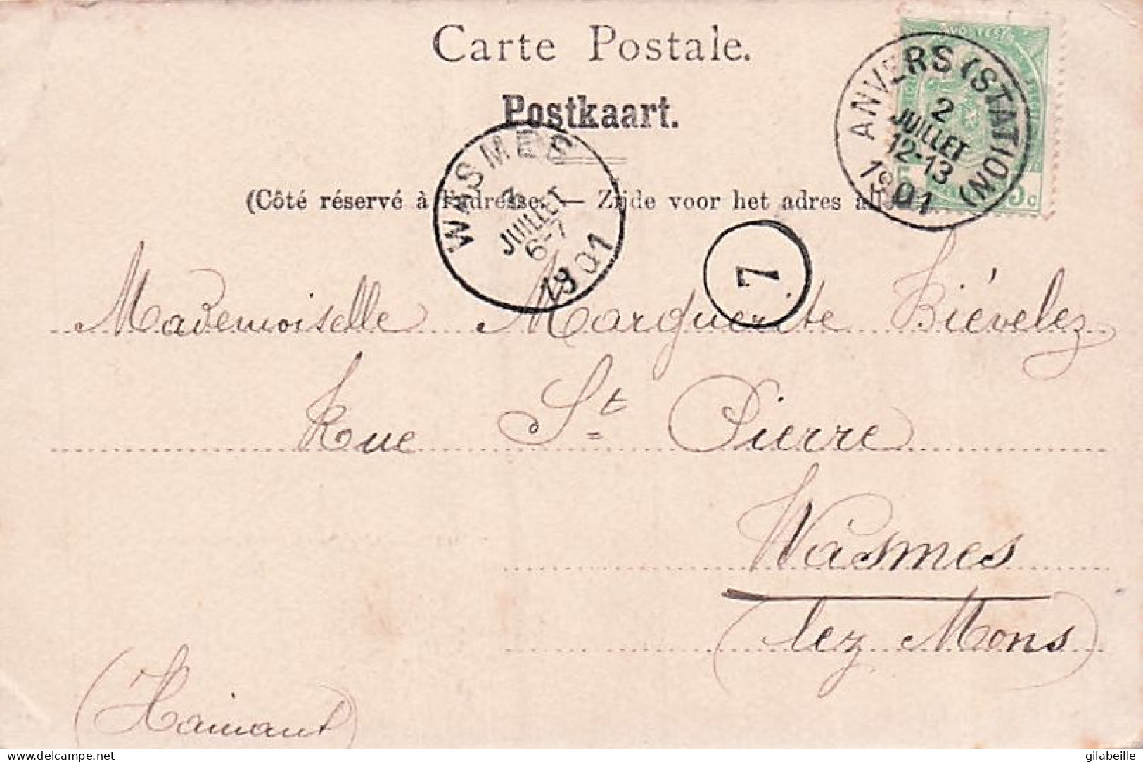 BORNEM - Souvenir De BORNHEM - Le Chateau Et Le Vieil Escaut - 1901 - Bornem