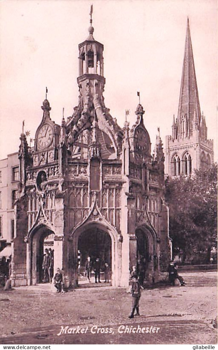 Sussex  - CHICHESTER Cathedral   - Market Cross - 1915 - Chichester