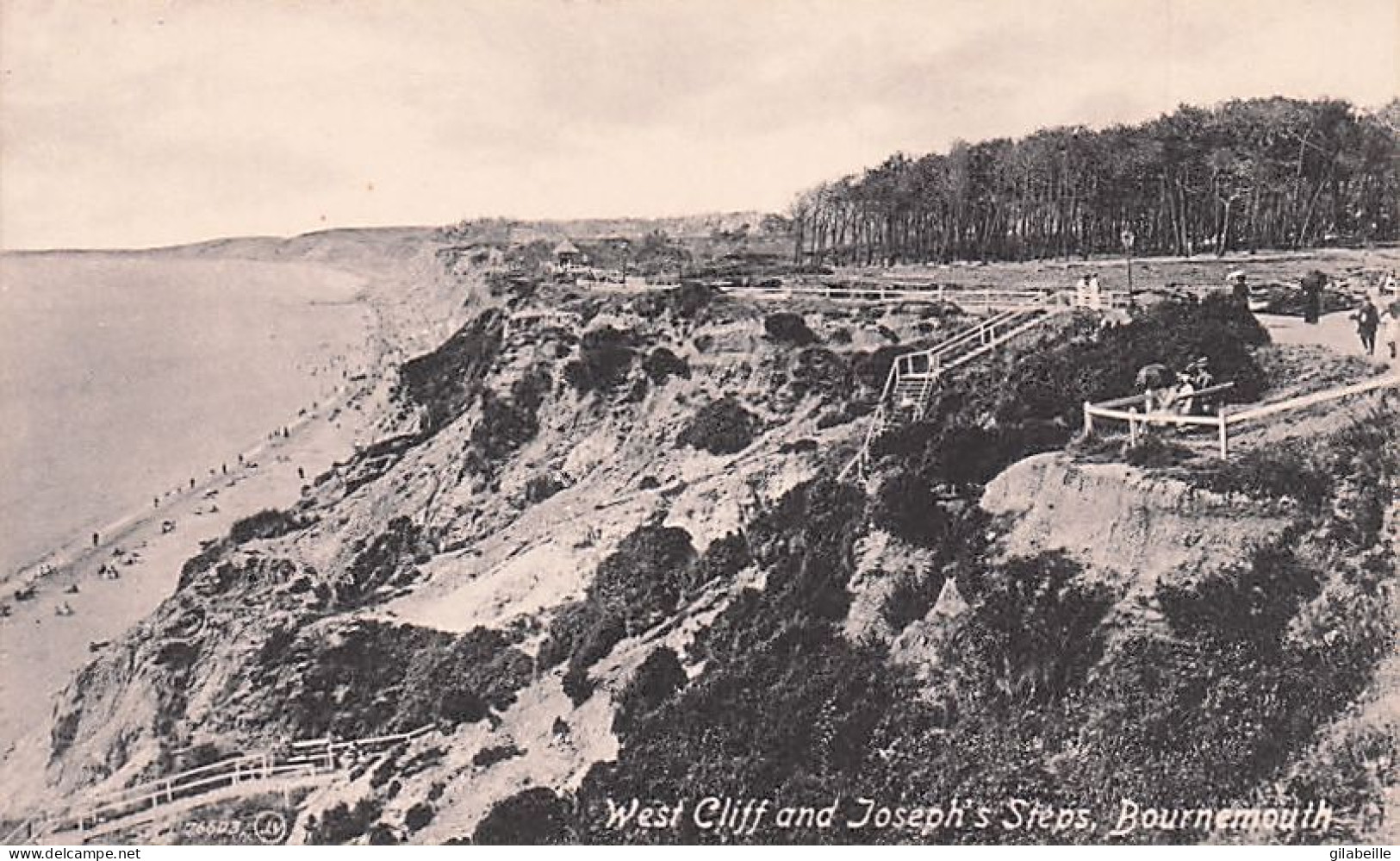 Hampshire - , Bournemouth -  West Cliff And Joseph's Steps - Bournemouth (until 1972)