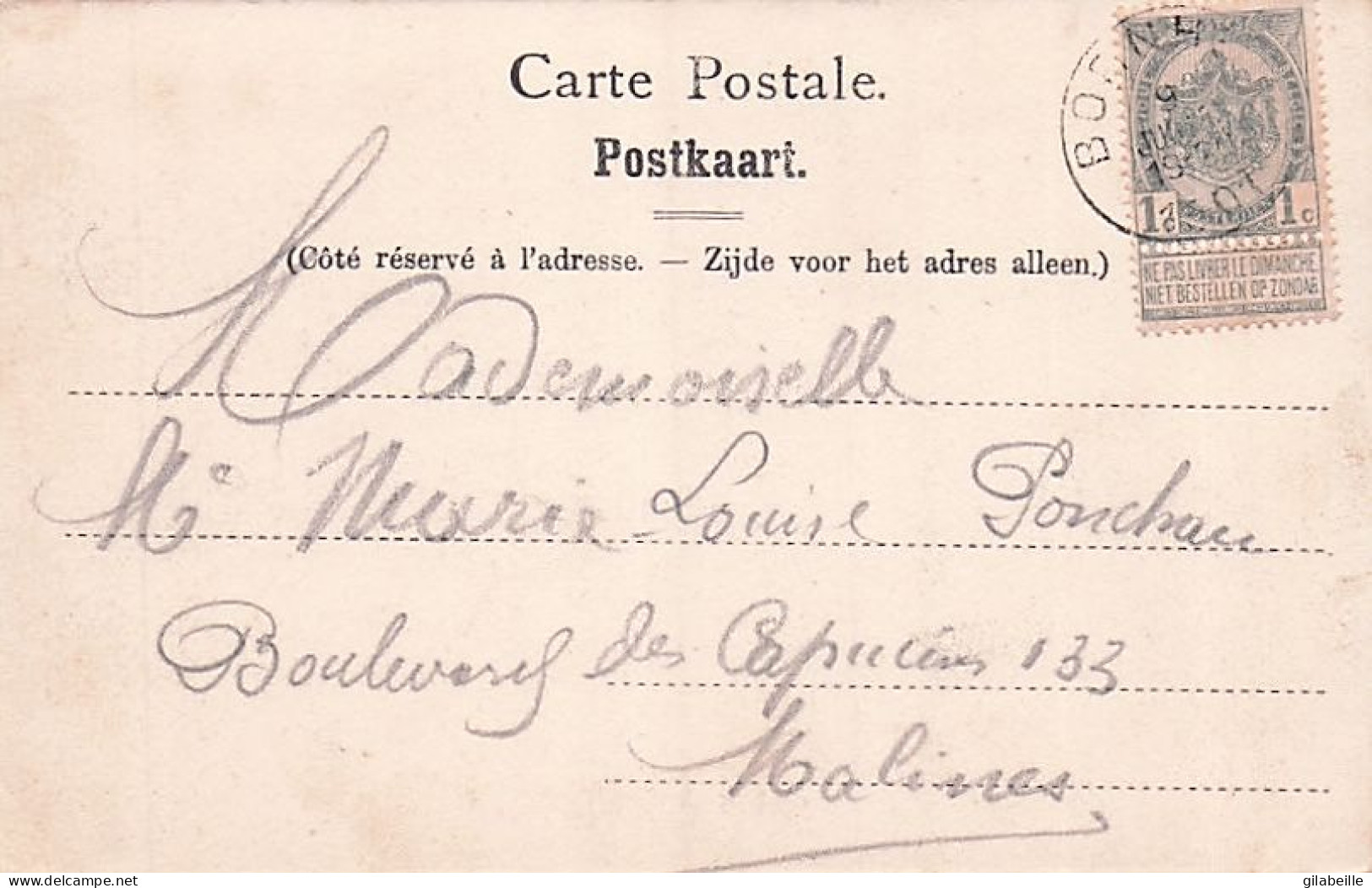 BORNHEM  - BORNEM - Le Chateau - 1901 - Bornem