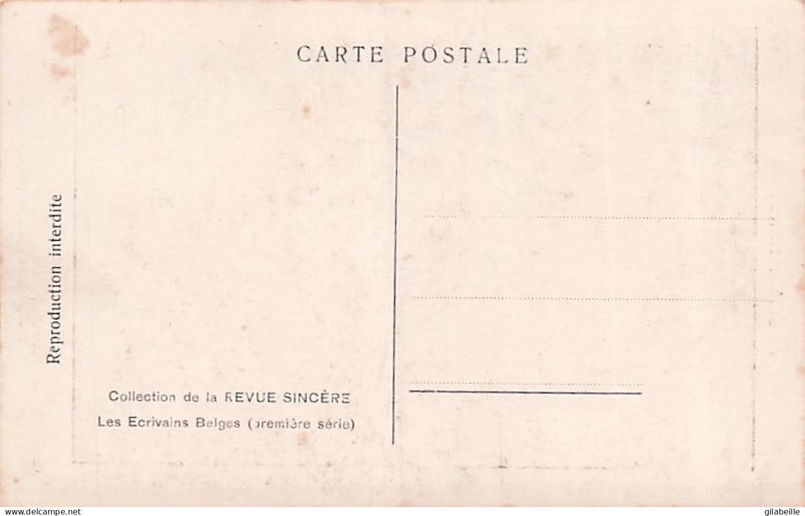 Adolphe Hardy - Poète Et Journaliste Belge - Né A Dison Le 23 Mai 1868 - Verviers