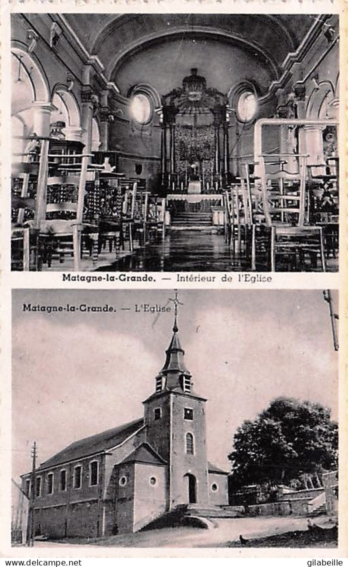Doische - MATAGNE La GRANDE - L 'église Et Interieur De L'église - Doische