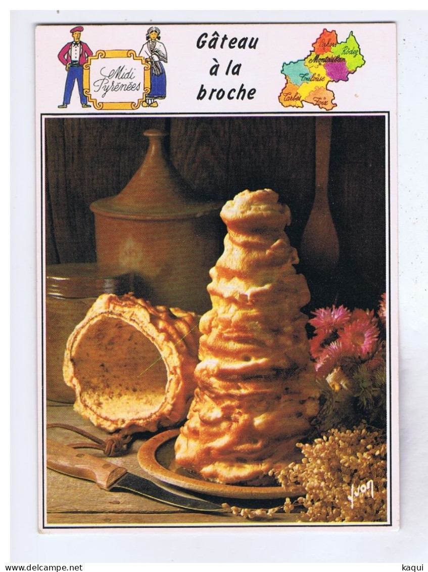 RECETTE Du GÂTEAU à La BROCHE - Editions Yvon - N° 10 00 7158 - Recipes (cooking)