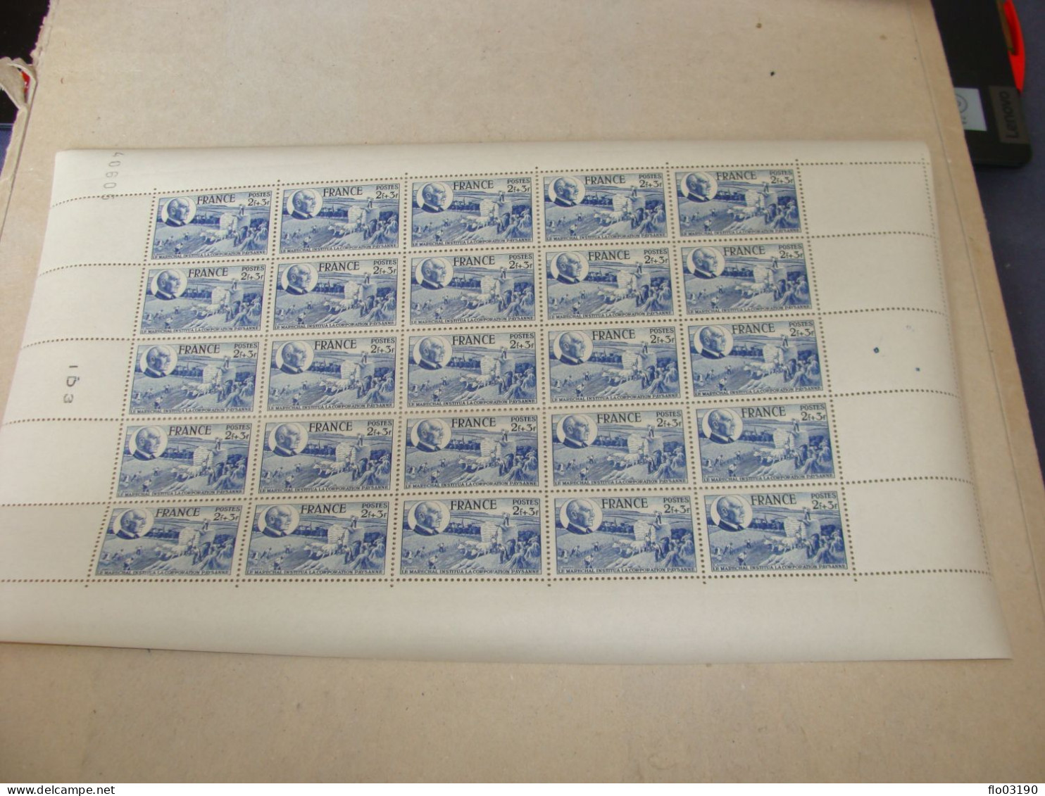 N° 607 En Feuille  De  25 Timbres Entières Neuves - Fogli Completi