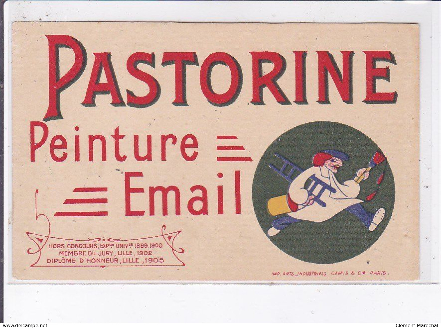 PUBLICITE : Demandez La Pastorine (peinture Email) -  Très Bon état - Reclame