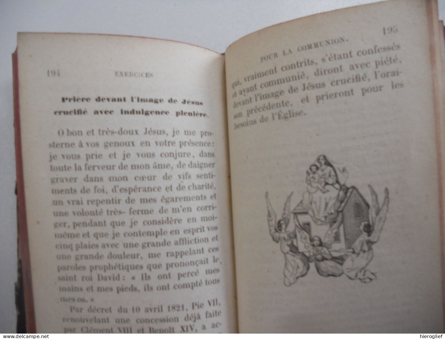 Réflexions Pieuses D'un Enfant Qui Se Prépare à Sa Première Communion Par Mme De La Brunetière / Paris 1858 Vaton - Religione