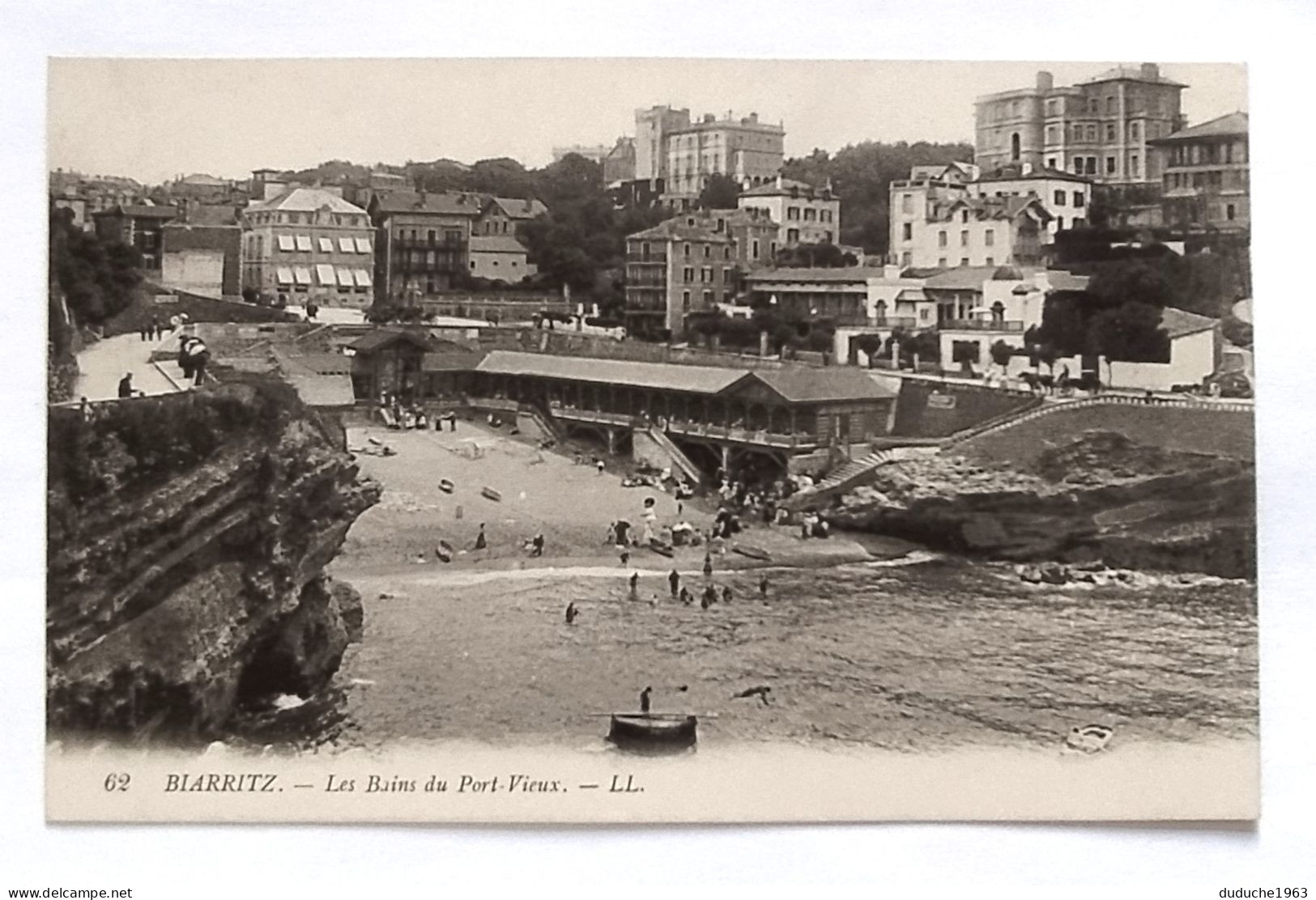 CPA - 64.Biarritz. Les Bains Du Port-Vieux - Biarritz