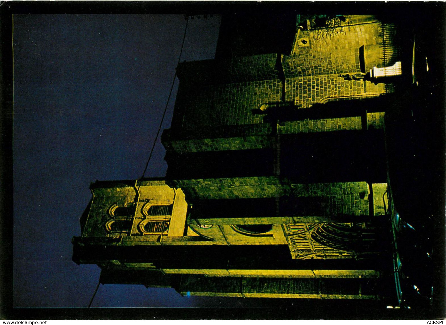 42  MONTBRISON L'église La Nuit   (scan Recto-verso) QQ 1116 - Montbrison