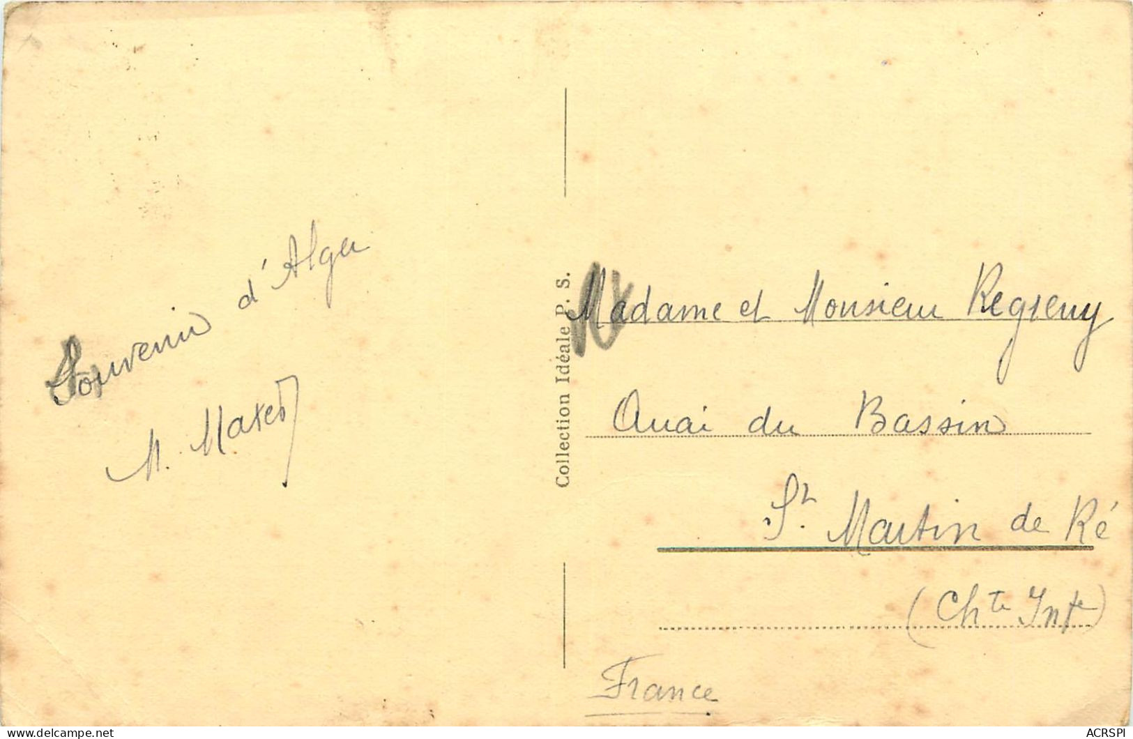 ALGERIE ALGER Les Rampes Et Le Palais Consulaire (scan Recto-verso) QQ 1113 - Algerien