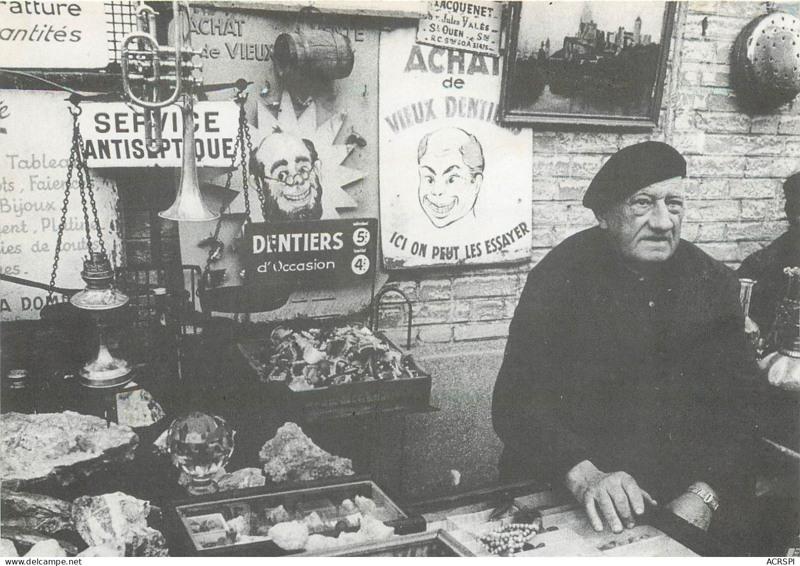 93 SAINT OUEN Le Marché Aux Puces Photo De Gérard ROUHAULT (scan Recto-verso) QQ 1110 - Saint Ouen