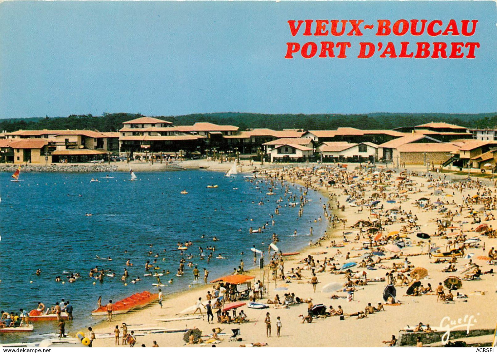 Vieux Boucau  Port D'albret La Plage Du Lac  (scan Recto-verso) QQ 1108 - Vieux Boucau