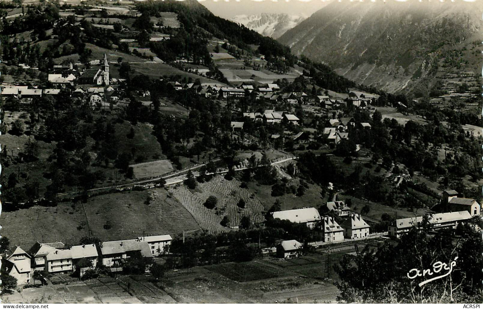 ALLEMONT Vue Générale (scan Recto-verso) QQ 1105 - Allemont