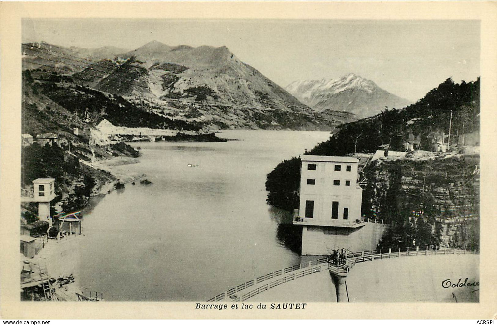 Barrage Et Lac Du Sautet  (scan Recto-verso) QQ 1104 - Corps