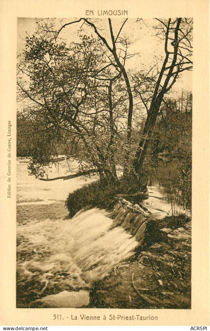 87 La Vienne à  Saint  Priest - Taurion N°311   Bistre Carte Vierge   (scan Recto-verso) QQ 1151 - Saint Priest Taurion