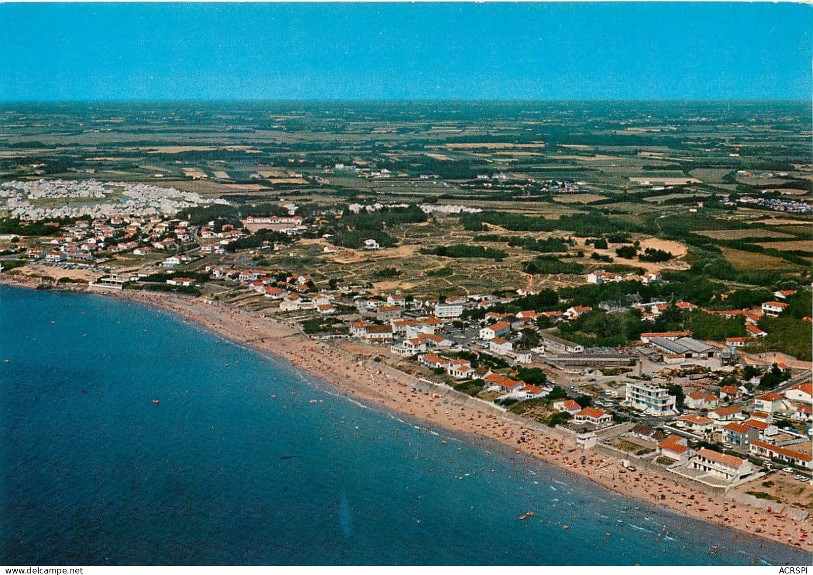 85 - BRETIGNOLLES-SUR-MER * VUE AERIENNE * (VENDEE)    (scan Recto-verso) QQ 1149 - Bretignolles Sur Mer