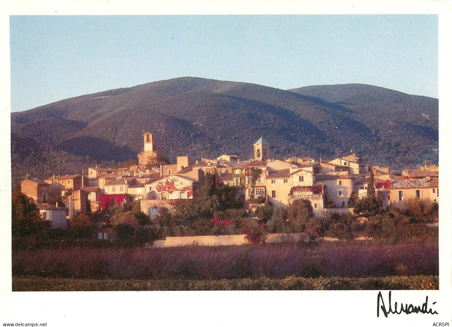 (84) LOURMARIN Vue Générale Du Village    (scan Recto-verso) QQ 1147 - Lourmarin