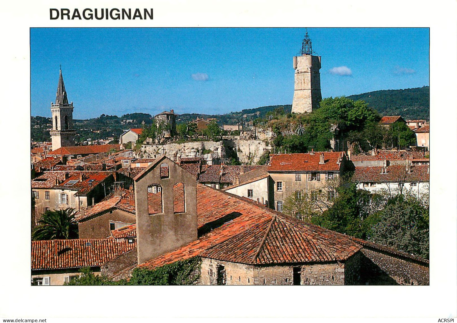 83 -DRAGUIGNAN VUE GENERALE       (scan Recto-verso) QQ 1145 - Draguignan