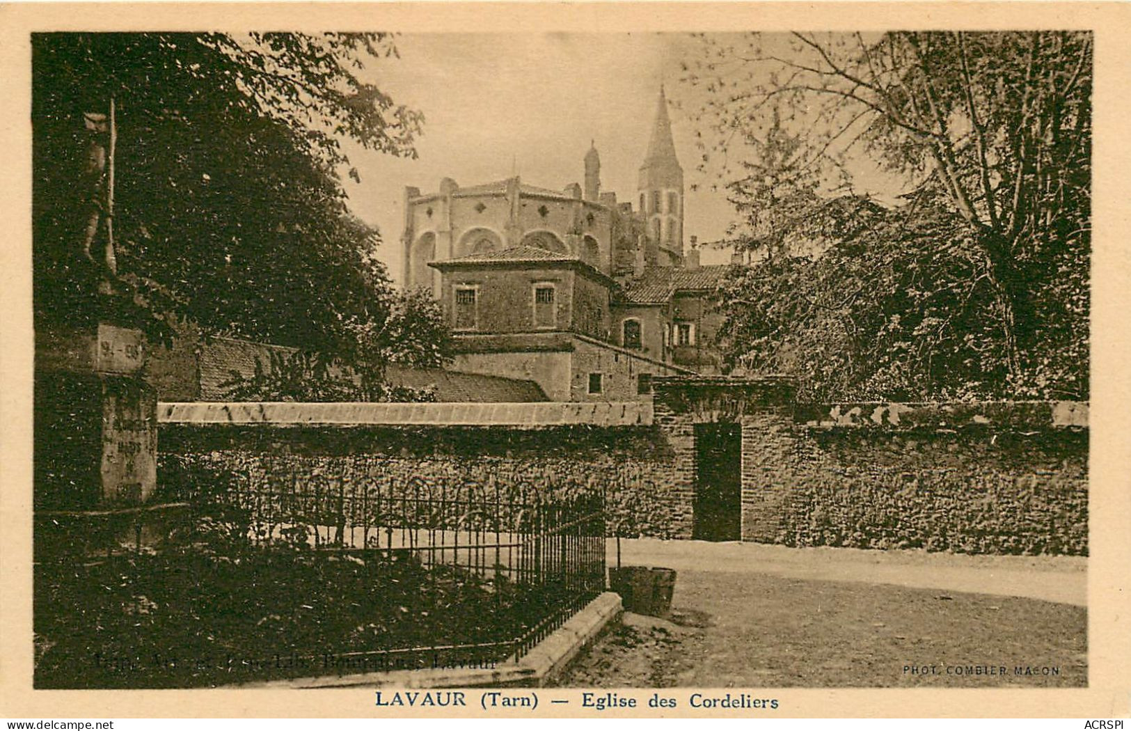 81  LAVAUR - Eglise Des Cordeliers   (scan Recto-verso) QQ 1142 - Lavaur