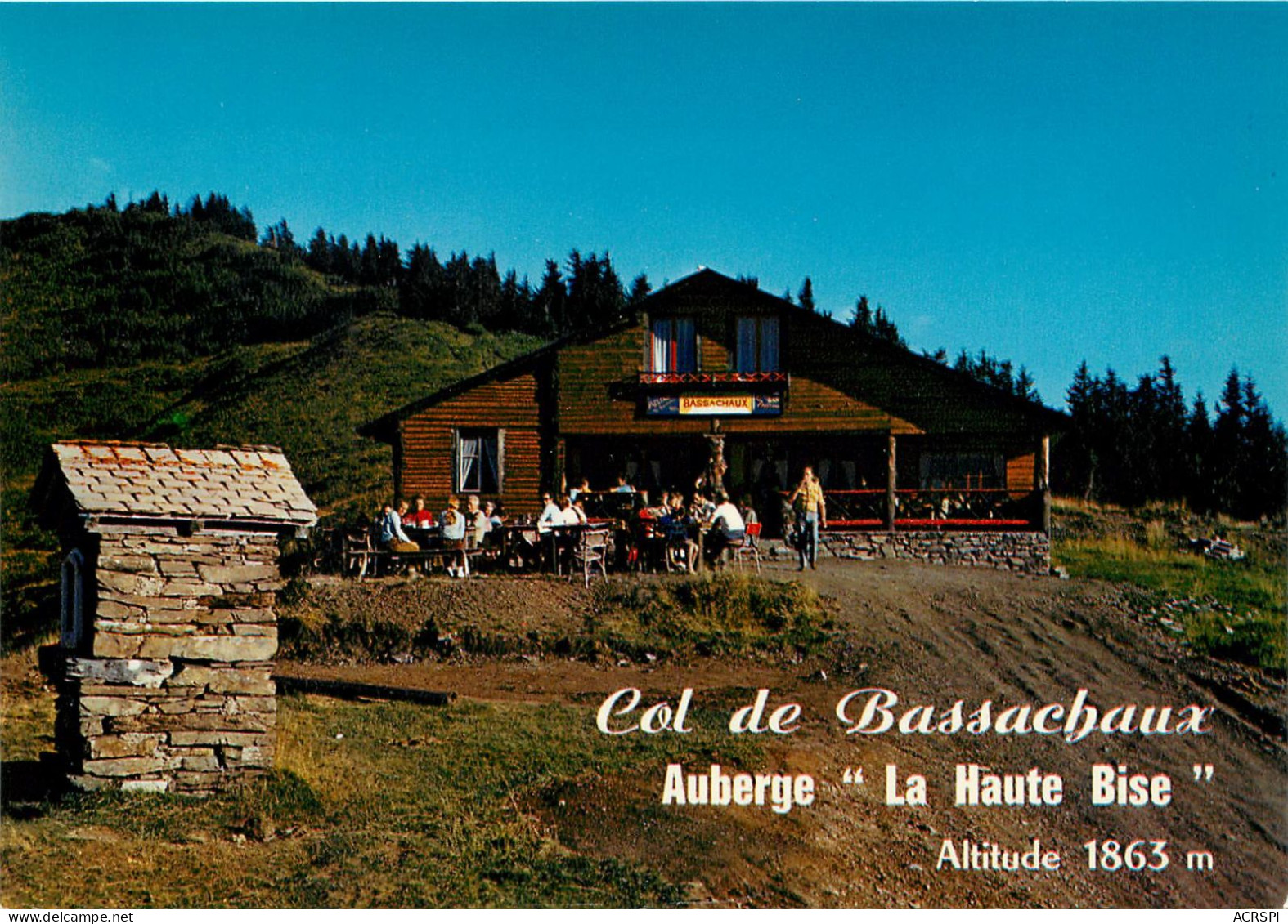 CHATEL - Col De Bassachaux - Auberge "LA HAUTE BISE" - N° 218  Cp Vierge  (scan Recto-verso) QQ 1133 - Châtel