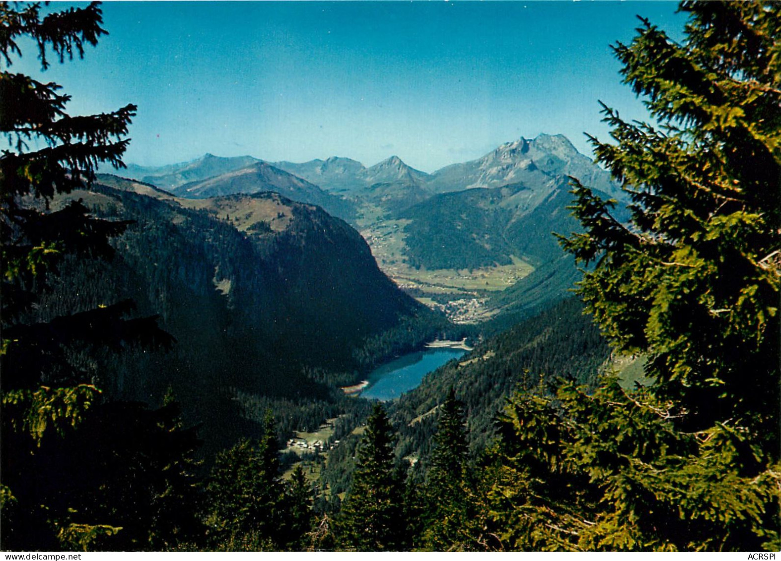 74   Châtel Au Sommet Du COL De BASSACHAUX - Le Lac De Montriond Et Le Roc D'Enfer   (scan Recto-verso) QQ 1132 - Châtel