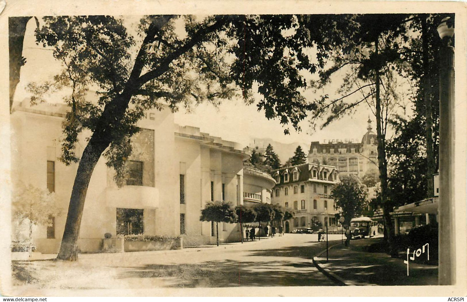 73 AIX LES BAINS - BOULEVARD DU DOCTEUR BRACHET - LA PISCINE - 1954(   (scan Recto-verso) QQ 1129 - Aix Les Bains