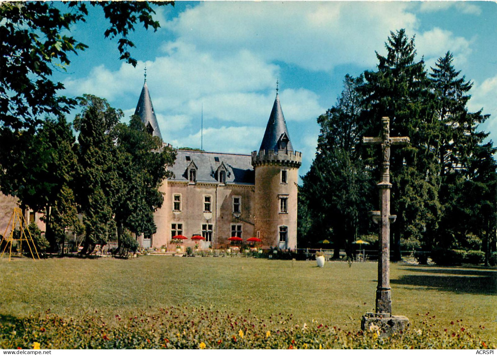 71 . CHAGNY . HOSTELLERIE DU CHATEAU DE BELLECROIX   (scan Recto-verso) QQ 1127 - Chagny