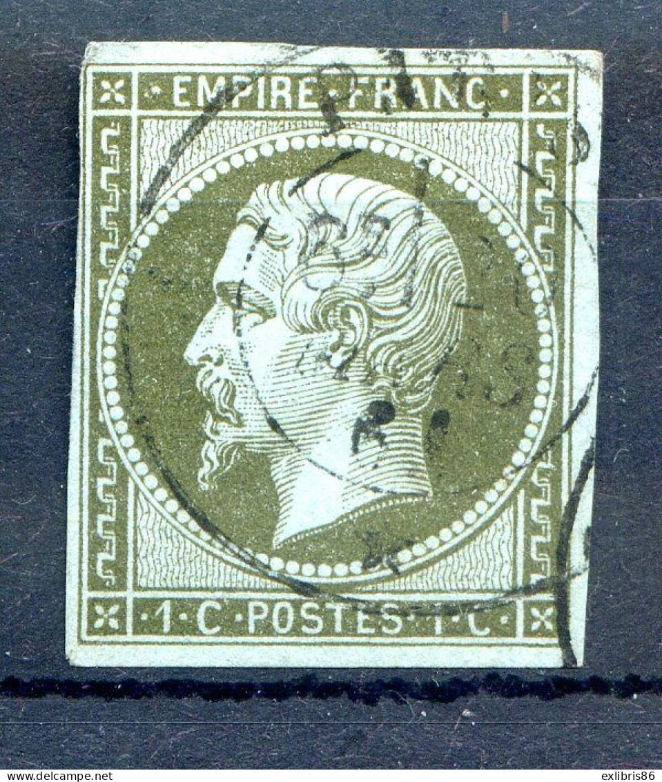 060524 FRANCE EMPIRE N° 11 Oblitéré Cad  TTB    Coté 90 Euros - 1853-1860 Napoleon III