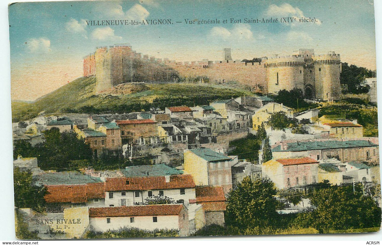 VILLENEUVE LES AVIGNON Vue Generale  (scan Recto-verso) QQ 1192 - Villeneuve-lès-Avignon