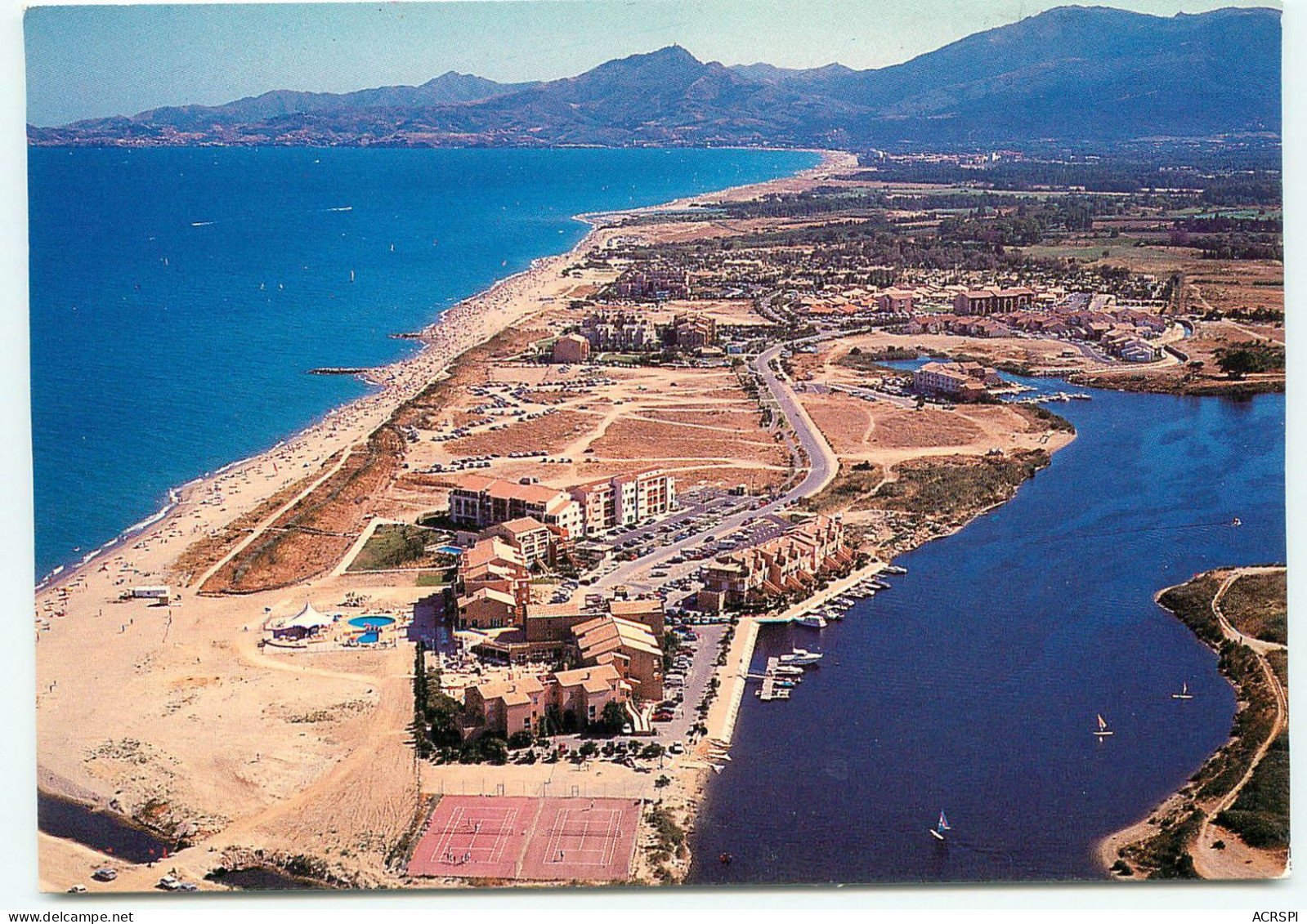 SAINT-CYPRIEN SUD  Hotel-Résidence LA LAGUNE Seul En Bordure De Mer  Carte Rare (scan Recto-verso) QQ 1183 - Saint Cyprien