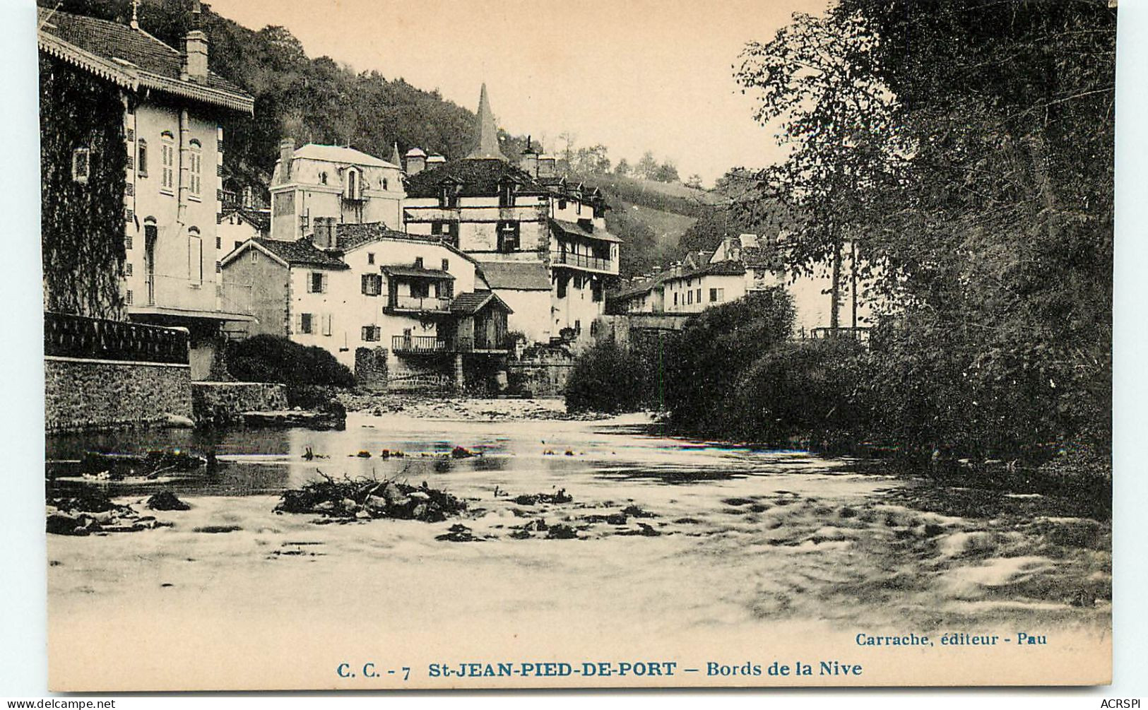 SAINT JEAN PIED DE PORT Bords De La Nive (scan Recto-verso) QQ 1179 - Saint Jean Pied De Port