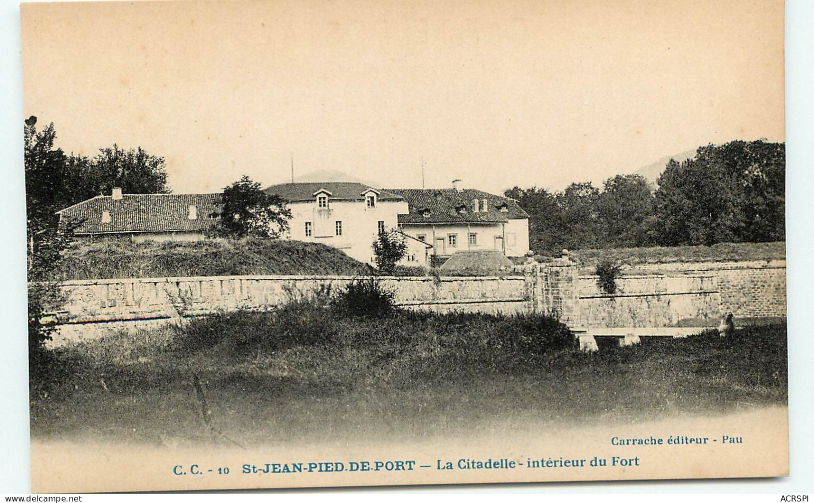 SAINT JEAN PIED DE PORT La Citadelle (scan Recto-verso) QQ 1179 - Saint Jean Pied De Port