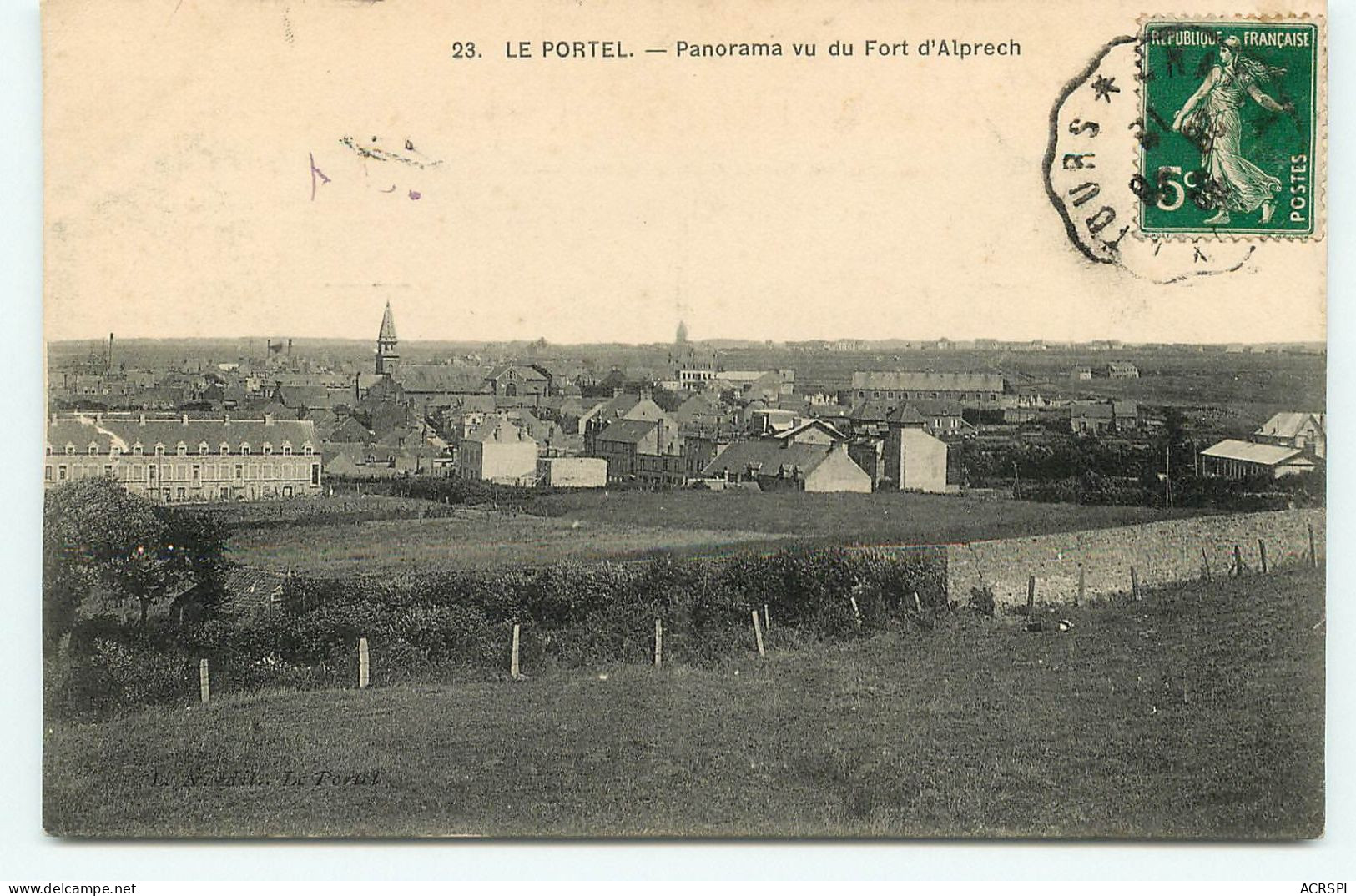 LE PORTEL Panorama Vu Du Fort D'alprech  (scan Recto-verso) QQ 1176 - Le Portel