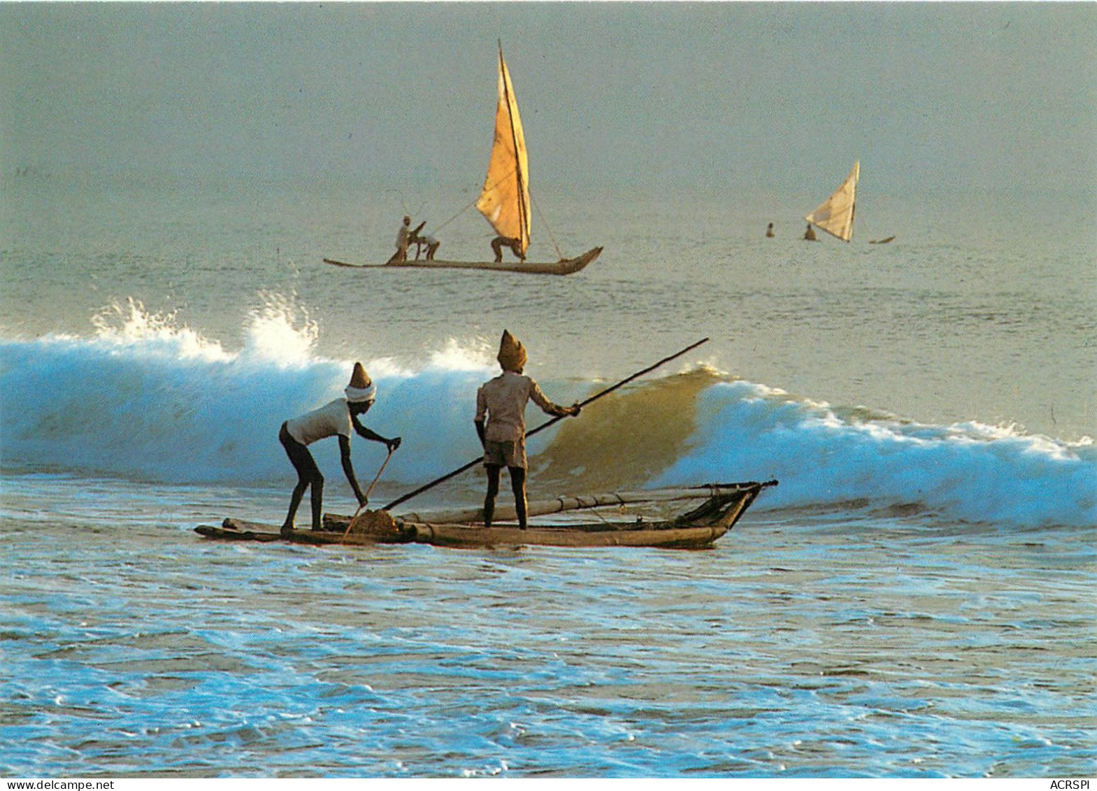 INDE MADRAS Ancienne Planche à Voile Windsurf Board  (scan Recto-verso) QQ 1157 - India