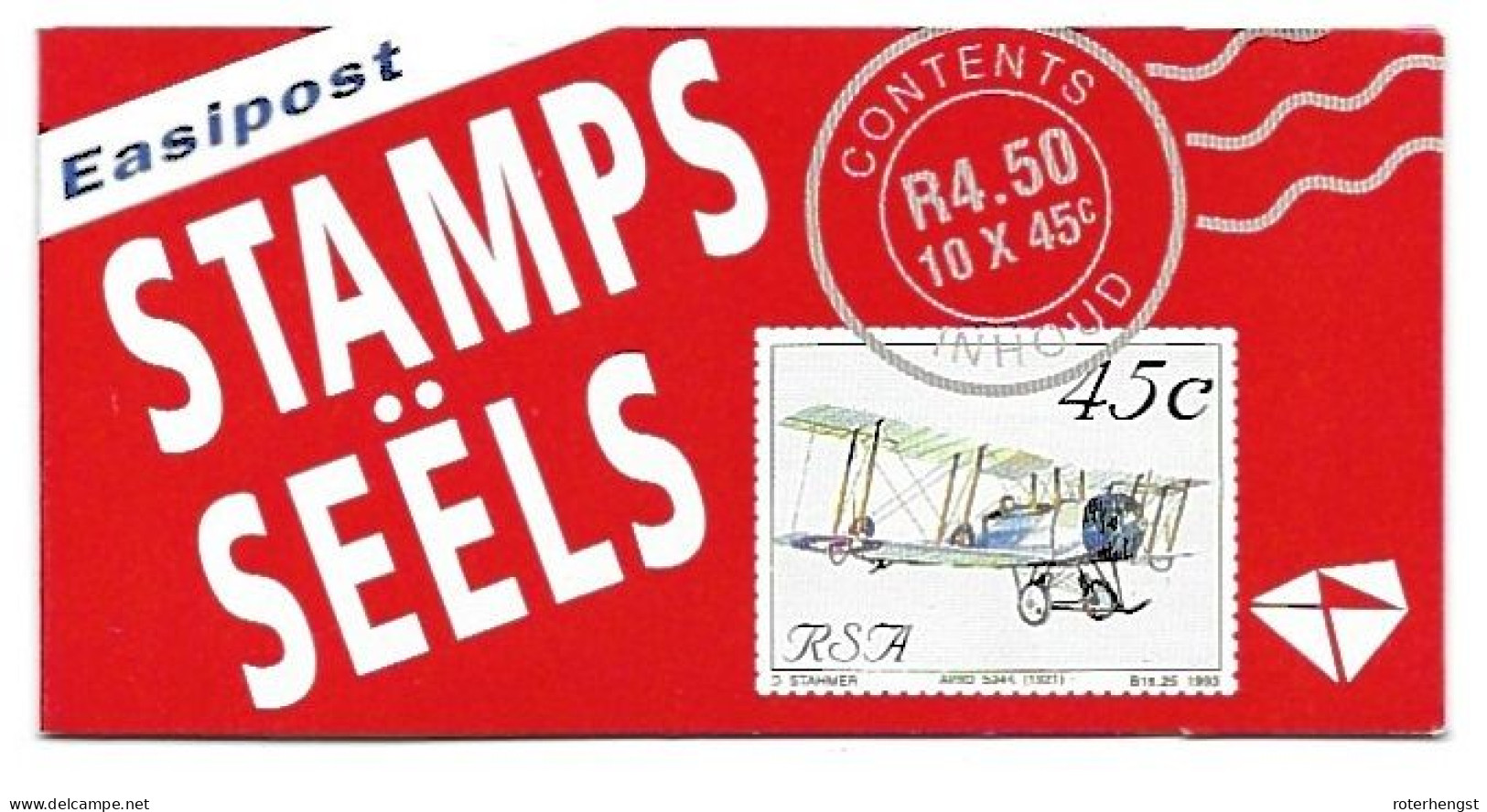 South Africa Booklet Mnh ** 1993 Plane - Postzegelboekjes