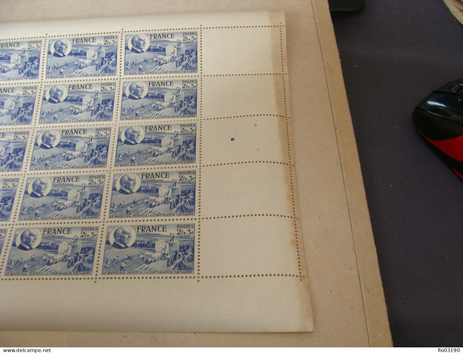 N° 607 En Feuille  De  25 Timbres Entières Neuves - Feuilles Complètes