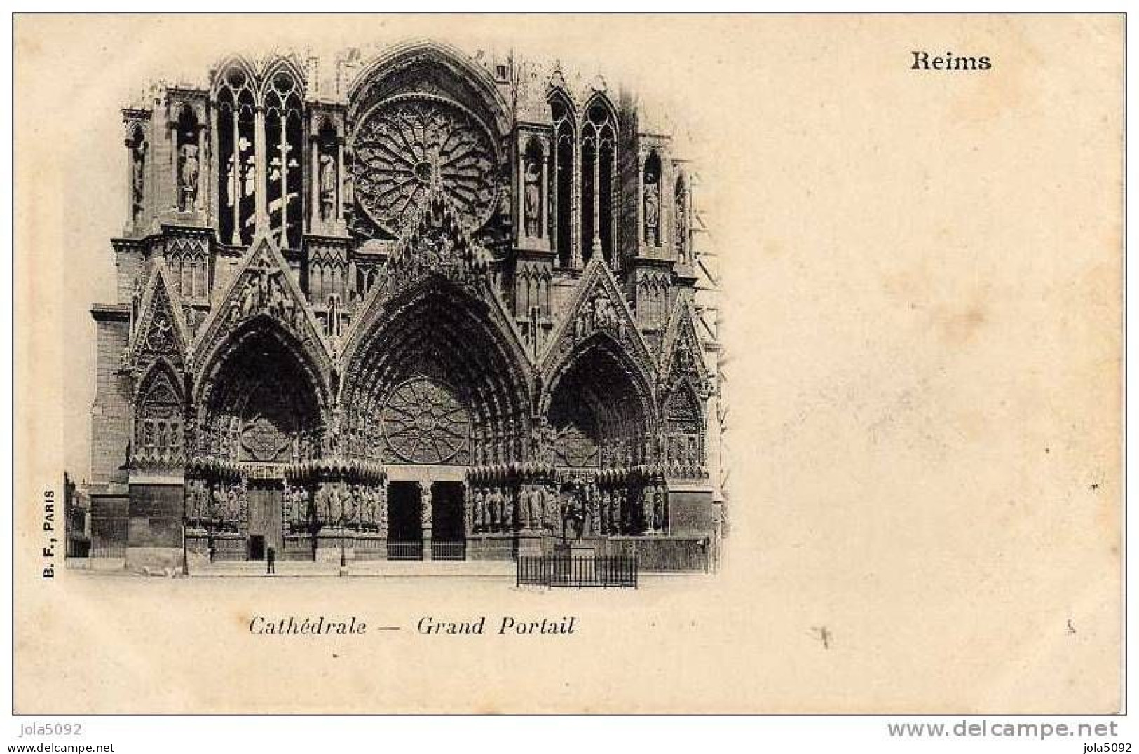 51 - REIMS - Cathédrale - Grand Portail - Reims