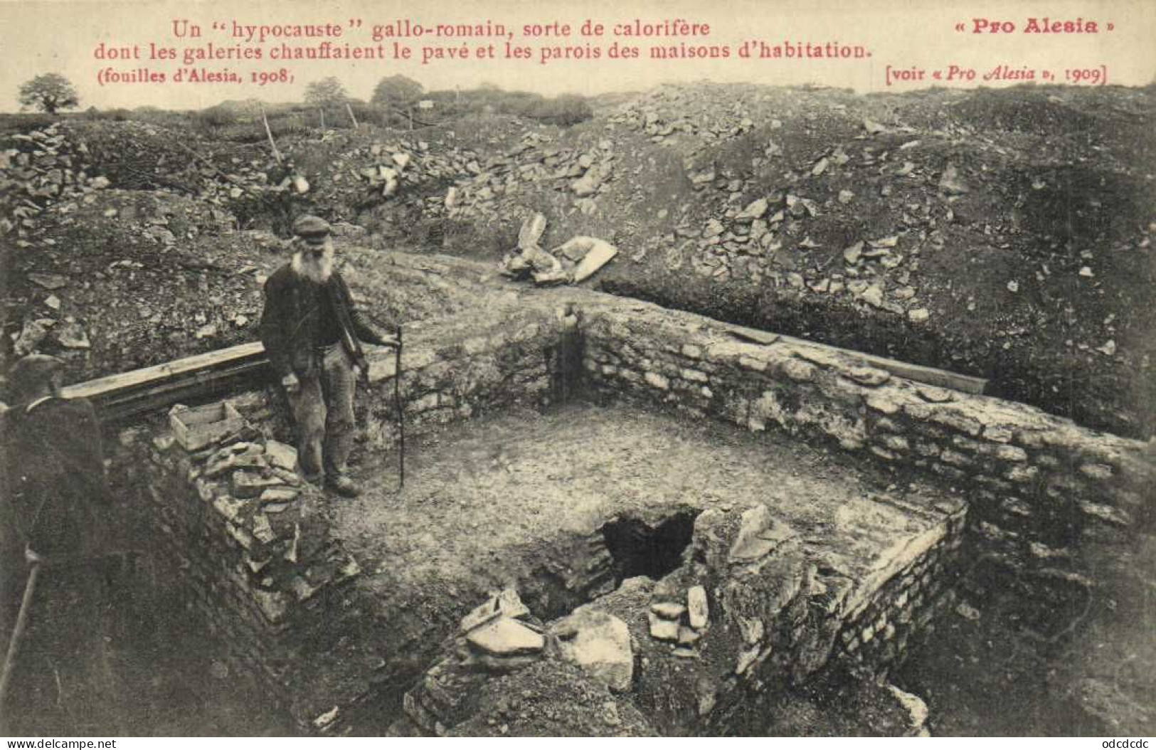 Pro Alesia Un "hypocauste" Gallo Romain Sorte De Calorifère - Sonstige & Ohne Zuordnung