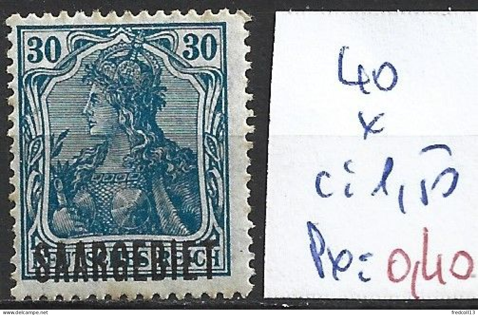 SARRE 40 * Côte 1.50 € - Unused Stamps