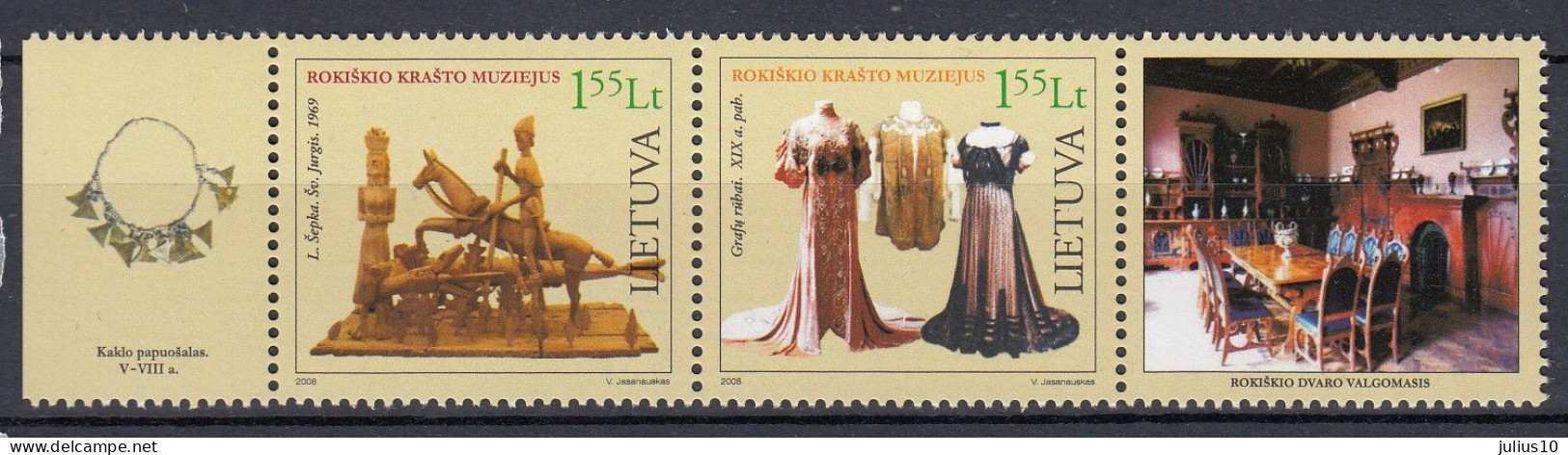 LITHUANIA 2008 Rokiskis Museum MNH(**) Mi 968-969 #Lt936 - Lithuania