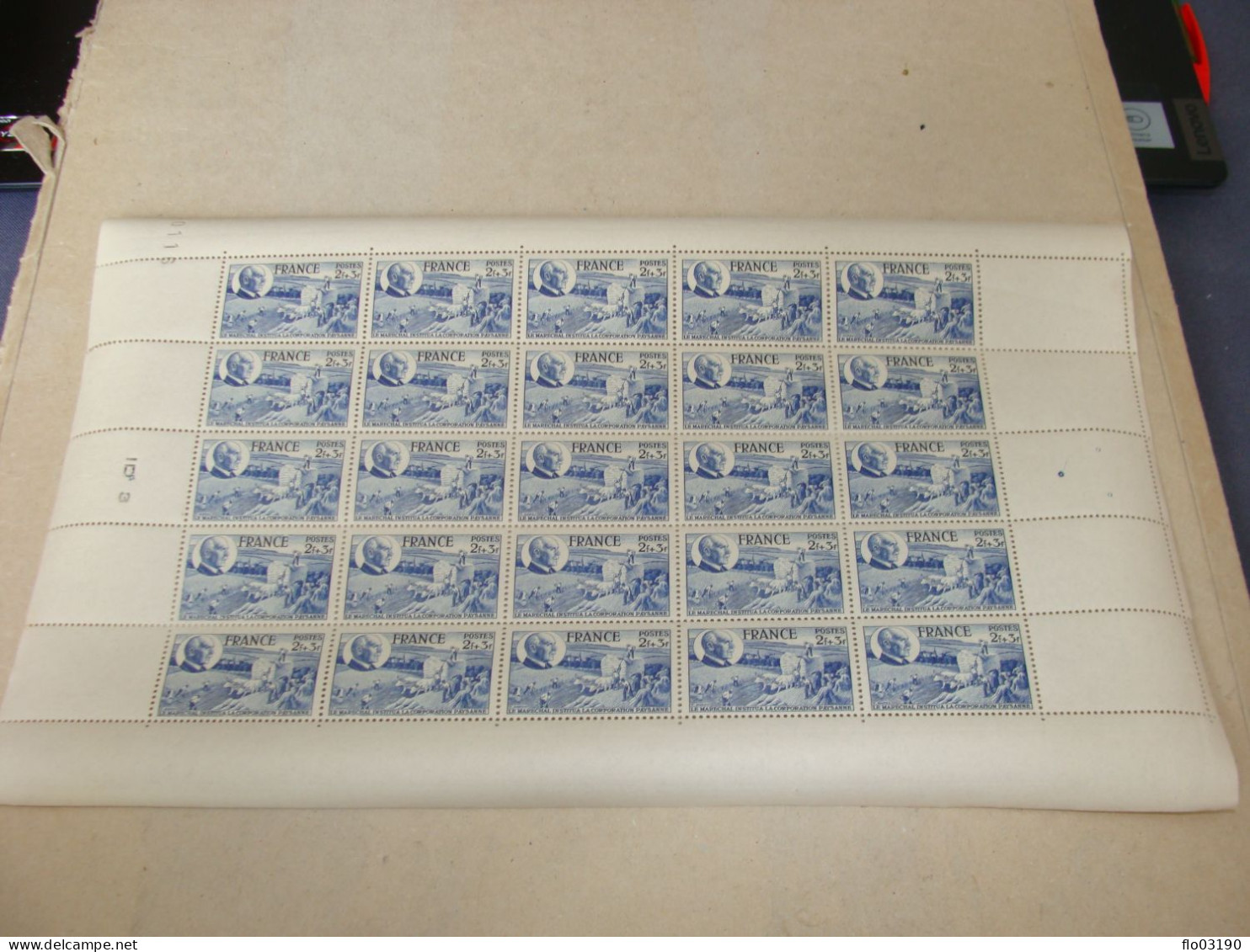 N° 607 En Feuille  De  25 Timbres Entières Neuves - Ganze Bögen