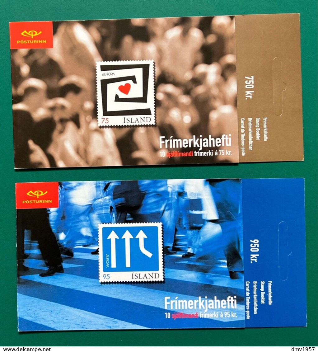Iceland 2006 S/A Europa. Integration SB77/8 Booklets Cat £96 - Postzegelboekjes