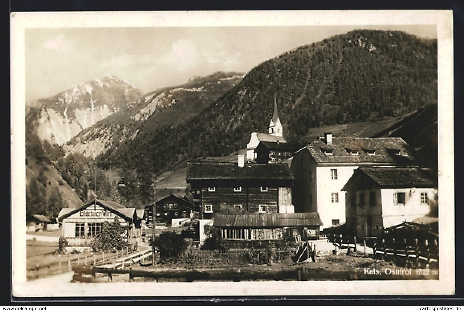 AK Kals, Teilansicht Mit Gasthaus Glockner-Wirt  - Other & Unclassified