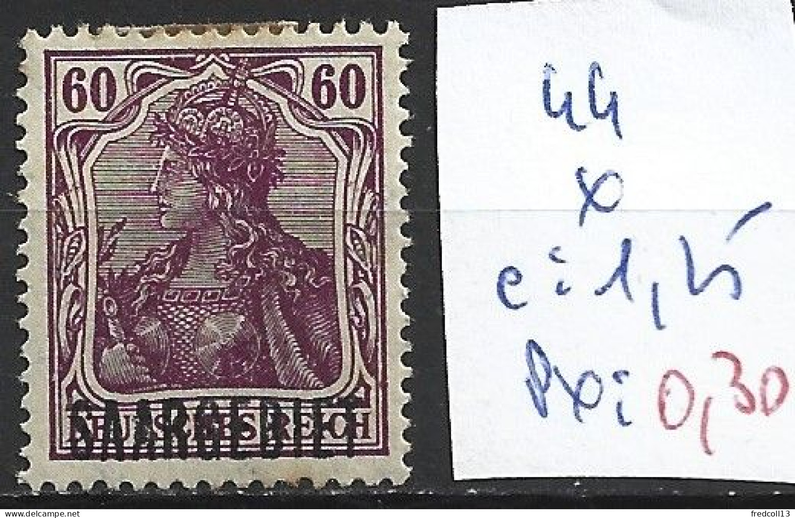SARRE 44 * Côte 1.25 € - Unused Stamps