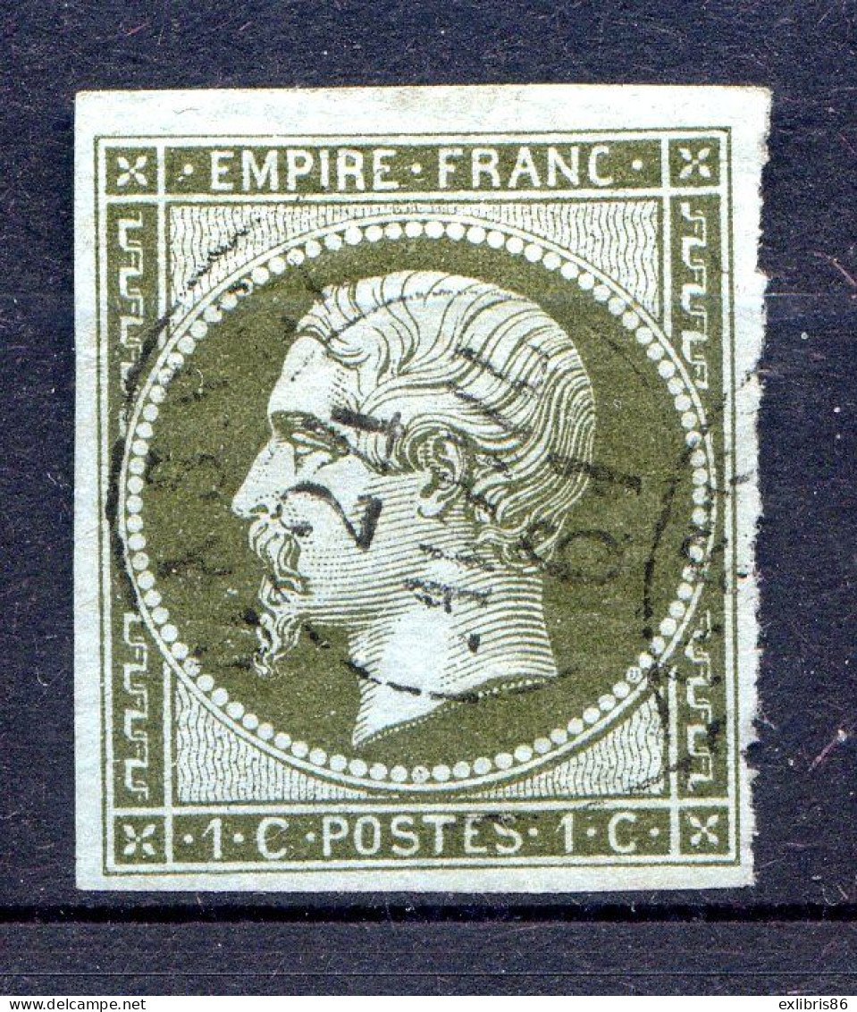 060524 FRANCE EMPIRE N° 11   Bronze  1 Pelurage  4 Marges - 1853-1860 Napoléon III.