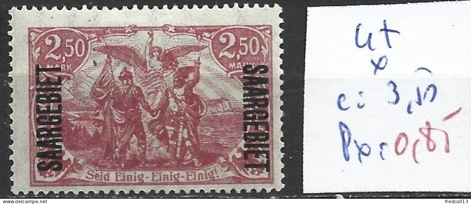 SARRE 48 * Côte 9.50 € - Unused Stamps