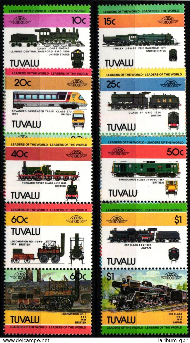 Tuvalu 228-243 Postfrisch Als 8 Paare #KP923 - Treinen